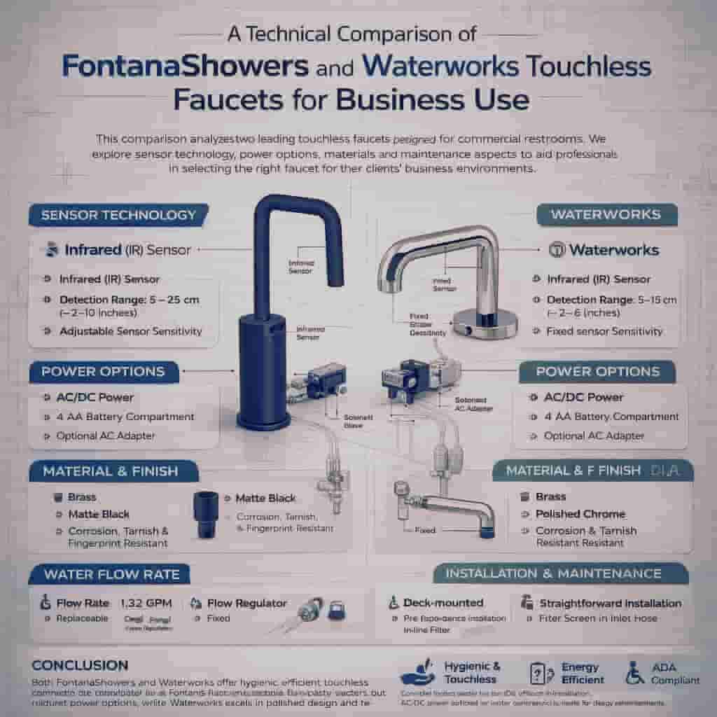 Fontana touchless commercial restroom faucet systems (category preview)
